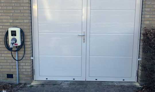 Garage deur vervangen door openslaande garage deuren