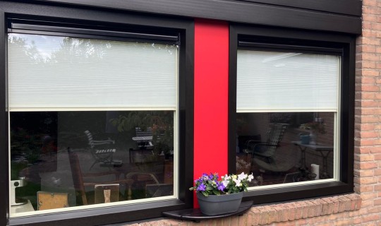 Kunststofkozijnen geplaatst en keralit en trespa vervangen in Hilvarenbeek